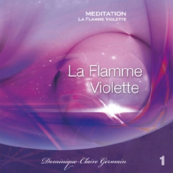Pochette CD — Méditation Flamme Violette, Dominique-Claire Germain